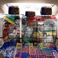 Nelson Mandela Back Car Seat Cover Street Spray Art Recreating The Life Of A Great Man - Wonder Print Shop