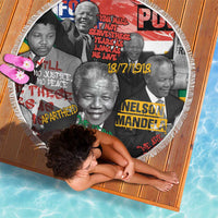 Nelson Mandela Beach Blanket Street Spray Art Recreating The Life Of A Great Man - Wonder Print Shop