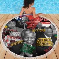 Nelson Mandela Beach Blanket Street Spray Art Recreating The Life Of A Great Man - Wonder Print Shop