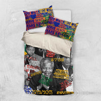 Nelson Mandela Bedding Set Street Spray Art Recreating The Life Of A Great Man - Wonder Print Shop