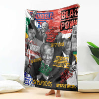 Nelson Mandela Blanket Street Spray Art Recreating The Life Of A Great Man - Wonder Print Shop