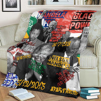 Nelson Mandela Blanket Street Spray Art Recreating The Life Of A Great Man - Wonder Print Shop