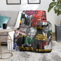 Nelson Mandela Blanket Street Spray Art Recreating The Life Of A Great Man - Wonder Print Shop