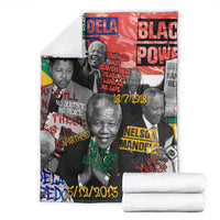 Nelson Mandela Blanket Street Spray Art Recreating The Life Of A Great Man - Wonder Print Shop