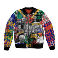 Nelson Mandela Bomber Jacket Street Spray Art Recreating The Life Of A Great Man - Wonder Print Shop
