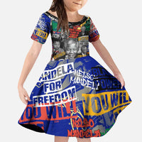 Nelson Mandela Family Matching Summer Maxi Dress and Hawaiian Shirt Street Spray Art Recreating The Life Of A Great Man - Wonder Print Shop