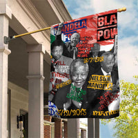 Nelson Mandela Garden Flag Street Spray Art Recreating The Life Of A Great Man - Wonder Print Shop