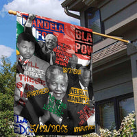 Nelson Mandela Garden Flag Street Spray Art Recreating The Life Of A Great Man - Wonder Print Shop
