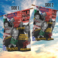 Nelson Mandela Garden Flag Street Spray Art Recreating The Life Of A Great Man - Wonder Print Shop