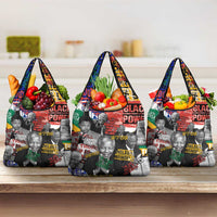 Nelson Mandela Grocery Bag Street Spray Art Recreating The Life Of A Great Man - Wonder Print Shop