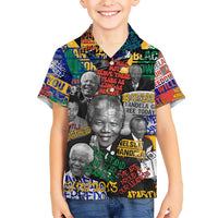Nelson Mandela Hawaiian Shirt Street Spray Art Recreating The Life Of A Great Man - Wonder Print Shop