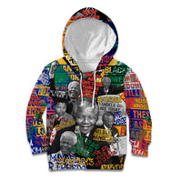 Nelson Mandela Kid Hoodie Street Spray Art Recreating The Life Of A Great Man - Wonder Print Shop