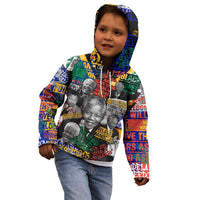 Nelson Mandela Kid Hoodie Street Spray Art Recreating The Life Of A Great Man - Wonder Print Shop