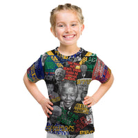 Nelson Mandela Kid T Shirt Street Spray Art Recreating The Life Of A Great Man - Wonder Print Shop