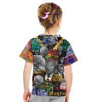 Nelson Mandela Kid T Shirt Street Spray Art Recreating The Life Of A Great Man - Wonder Print Shop