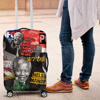 Nelson Mandela Luggage Cover Street Spray Art Recreating The Life Of A Great Man - Wonder Print Shop