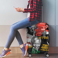 Nelson Mandela Luggage Cover Street Spray Art Recreating The Life Of A Great Man - Wonder Print Shop