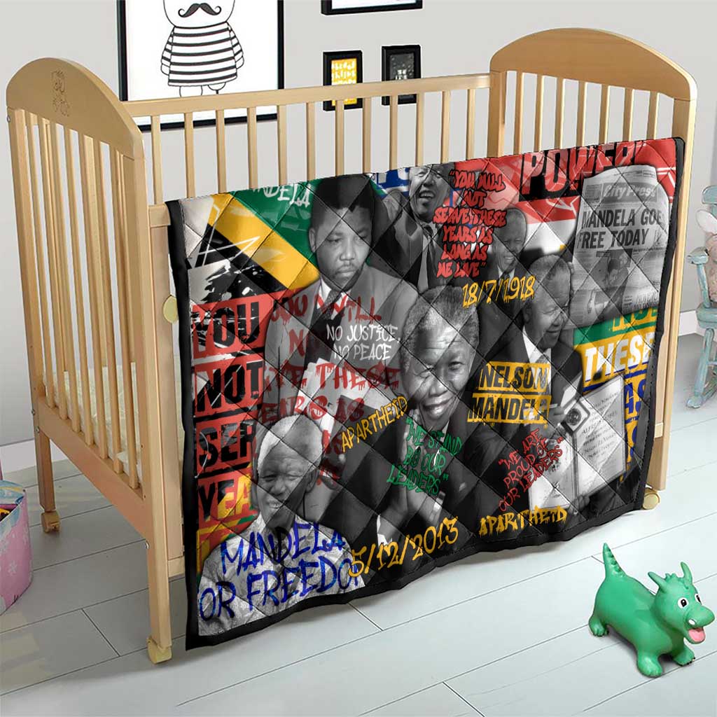 Nelson Mandela Quilt Street Spray Art Recreating The Life Of A Great Man - Wonder Print Shop