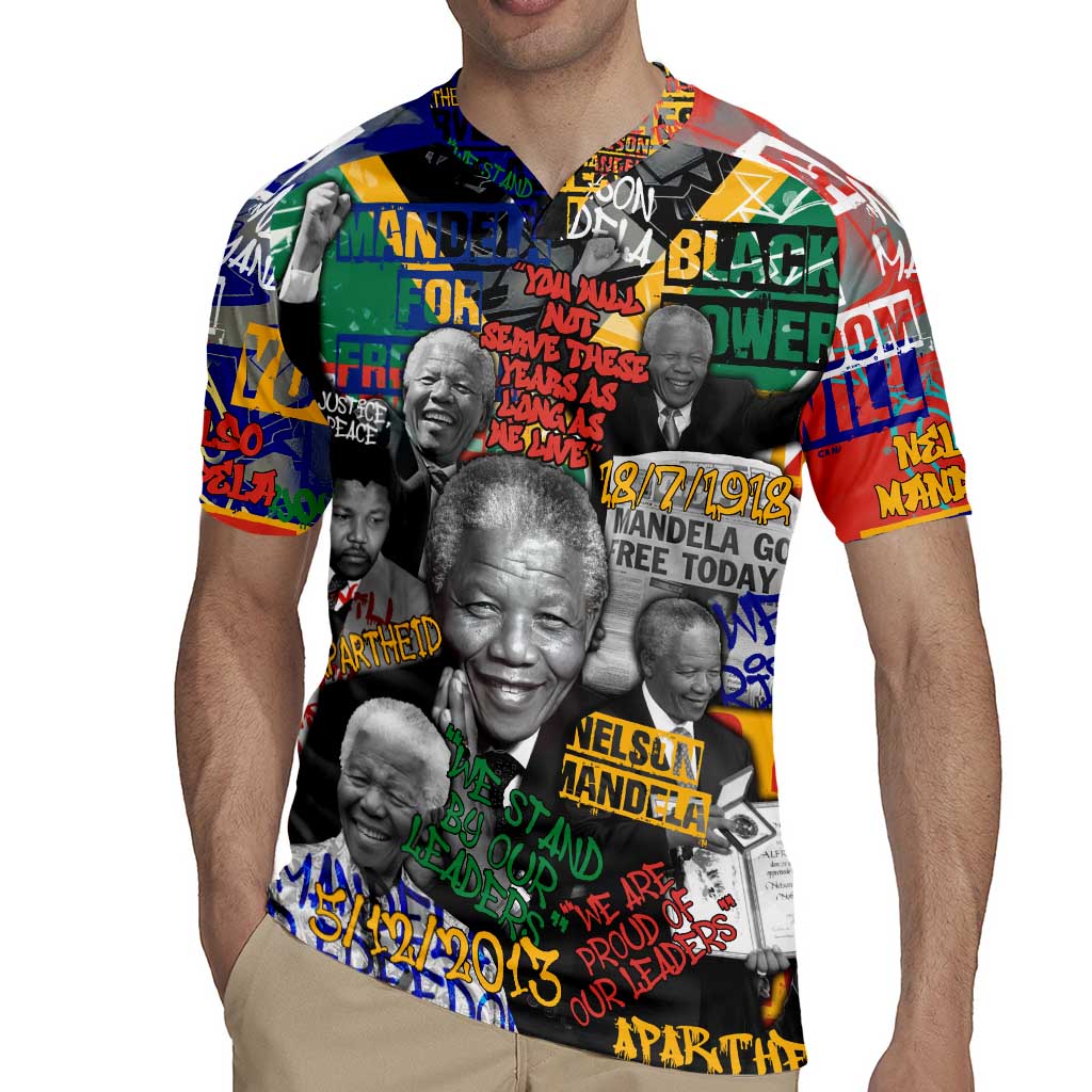 Nelson Mandela Rugby Jersey Street Spray Art Recreating The Life Of A Great Man - Wonder Print Shop