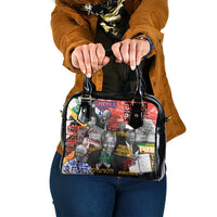 Nelson Mandela Shoulder Handbag Street Spray Art Recreating The Life Of A Great Man - Wonder Print Shop
