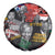 Nelson Mandela Spare Tire Cover Street Spray Art Recreating The Life Of A Great Man - Wonder Print Shop