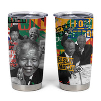 Nelson Mandela Tumbler Cup Street Spray Art Recreating The Life Of A Great Man - Wonder Print Shop