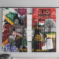 Nelson Mandela Window Curtain Street Spray Art Recreating The Life Of A Great Man - Wonder Print Shop