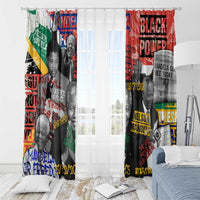 Nelson Mandela Window Curtain Street Spray Art Recreating The Life Of A Great Man - Wonder Print Shop