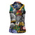 Nelson Mandela Women Sleeveless Polo Shirt Street Spray Art Recreating The Life Of A Great Man - Wonder Print Shop
