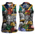 Nelson Mandela Women Sleeveless Polo Shirt Street Spray Art Recreating The Life Of A Great Man - Wonder Print Shop
