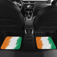 Ivory Coast Car Mats with Tribal Elephant and Paint Splash Design - Wonder Print Shop