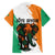 Ivory Coast Family Matching Puletasi and Hawaiian Shirt with Tribal Elephant and Paint Splash Design - Wonder Print Shop