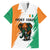 Ivory Coast Family Matching Tank Maxi Dress and Hawaiian Shirt with Tribal Elephant and Paint Splash Design - Wonder Print Shop