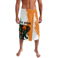 Ivory Coast Lavalava with Tribal Elephant and Paint Splash Design - Wonder Print Shop