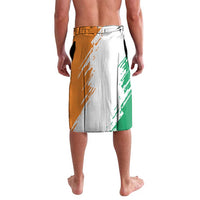 Ivory Coast Lavalava with Tribal Elephant and Paint Splash Design - Wonder Print Shop