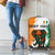 Ivory Coast Luggage Cover with Tribal Elephant and Paint Splash Design - Wonder Print Shop