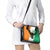 Ivory Coast Shoulder Handbag with Tribal Elephant and Paint Splash Design - Wonder Print Shop