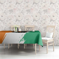 Ivory Coast Tablecloth with Tribal Elephant and Paint Splash Design - Wonder Print Shop