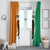 Ivory Coast Window Curtain with Tribal Elephant and Paint Splash Design - Wonder Print Shop