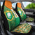 Ivory Coast Car Seat Cover with Elephant Crest and Tribal Pattern Design - Wonder Print Shop