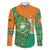 Ivory Coast Family Matching Puletasi and Hawaiian Shirt with Elephant Crest and Tribal Pattern Design - Wonder Print Shop