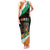 Ivory Coast Family Matching Tank Maxi Dress and Hawaiian Shirt with Soccer Elephant and Tribal Pattern Design - Wonder Print Shop