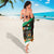 Ivory Coast Sarong with Soccer Elephant and Tribal Pattern Design - Wonder Print Shop