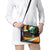 Ivory Coast Shoulder Handbag with Soccer Elephant and Tribal Pattern Design - Wonder Print Shop