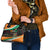 Ivory Coast Shoulder Handbag with Soccer Elephant and Tribal Pattern Design - Wonder Print Shop