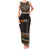 Ivory Coast Family Matching Tank Maxi Dress and Hawaiian Shirt with Ethnic Geometric Pattern and National Motto Design - Wonder Print Shop