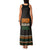 Ivory Coast Family Matching Tank Maxi Dress and Hawaiian Shirt with Ethnic Geometric Pattern and National Motto Design - Wonder Print Shop