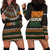 Ivory Coast Hoodie Dress with Ethnic Geometric Pattern and National Motto Design - Wonder Print Shop