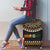 Ivory Coast Luggage Cover with Ethnic Geometric Pattern and National Motto Design - Wonder Print Shop