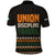 Ivory Coast Polo Shirt with Ethnic Geometric Pattern and National Motto Design - Wonder Print Shop